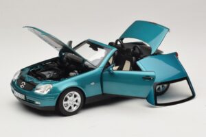 Mercedes SLK R170 Vivianite Green Norev 1:18 183021 Метал — снимка 2 от 10