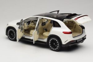 Mercedes EQS SUV X296 Manufaktur Diamond White NZG 1:18 B66960590 Метал — снимка 5 от 8