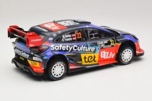 Ford Puma Rally1 #22 M. Sesks / R. Francis Rally Sweden 2025 IXO 1:18 18RMC240 Метал — снимка 2 от 6