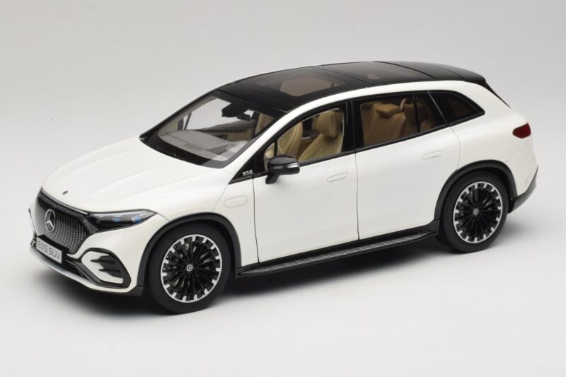 Mercedes EQS SUV X296 Manufaktur Diamond White NZG 1:18 B66960590 Метал