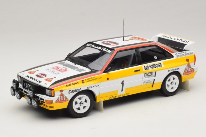 Audi Quattro #1 W. Rohrl / C. Geistdorfer Rally Monte Carlo Winner 1984 Minichamps 1:18 A5-5894 Метал