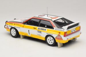 Audi Quattro #1 W. Rohrl / C. Geistdorfer Rally Monte Carlo Winner 1984 Minichamps 1:18 A5-5894 Метал — снимка 5 от 6