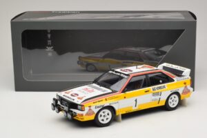 Audi Quattro #1 W. Rohrl / C. Geistdorfer Rally Monte Carlo Winner 1984 Minichamps 1:18 A5-5894 Метал — снимка 6 от 6