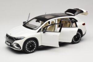 Mercedes EQS SUV X296 Manufaktur Diamond White NZG 1:18 B66960590 Метал — снимка 2 от 8