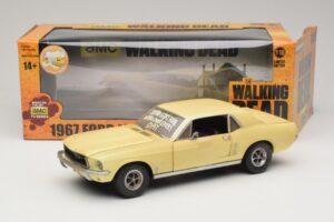 Ford Mustang Coupe Жълт The Walking Dead Greenlight 1:18 12958 Метал — снимка 8 от 8