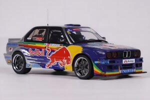 BMW E30 V8 #229 E. Hountondji Red Bull Driftbrothers Drift 2023 Син Otto 1:18 OT486 Смола — снимка 4 от 5