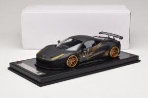 Ferrari 458 LB Works Matt Black BBA 1:18 REMC037 Смола — снимка 7 от 7