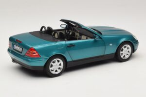 Mercedes SLK R170 Vivianite Green Norev 1:18 183021 Метал — снимка 4 от 10