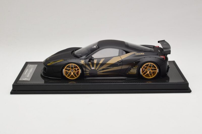 Ferrari 458 LB Works Matt Black BBA 1:18 REMC037 Смола