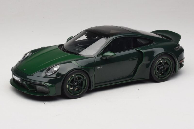 Porsche 911 992 Turbo S Brabus 900 Rocket R Mean Green GT Spirit 1:18 GT959 Смола