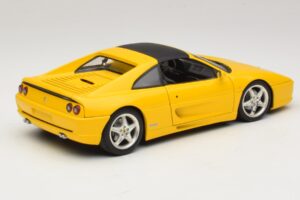 Ferrari F355 Spider Жълт с Черен Покрив UT Models 1:18 180074030-P4 Метал — снимка 3 от 8
