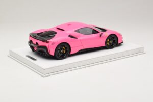 Ferrari SF90 Pack Fiorano Блестящ Qatar Pink BBR 1:18 RACELINE137 Смола — снимка 2 от 7