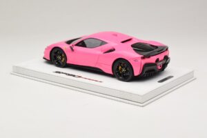 Ferrari SF90 Pack Fiorano Блестящ Qatar Pink BBR 1:18 RACELINE137 Смола — снимка 5 от 7