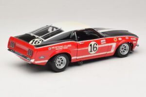 Ford Mustang Boss 302 #16 Bud Moore Engineering G. Follmer Trans-Am 1969 OEM 1:18 FORD006 Метал — снимка 3 от 8