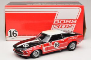 Ford Mustang Boss 302 #16 Bud Moore Engineering G. Follmer Trans-Am 1969 OEM 1:18 FORD006 Метал — снимка 8 от 8