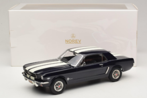 Ford Mustang Nightmist Blue Norev 1:18 182805 Метал — снимка 6 от 6