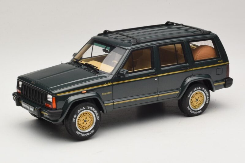 Jeep Cherokee XJ Limited Dark Hunter Green Otto 1:18 OT1340 Смола