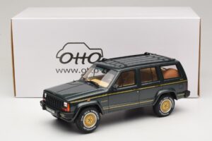 Jeep Cherokee XJ Limited Dark Hunter Green Otto 1:18 OT1340 Смола — снимка 6 от 6