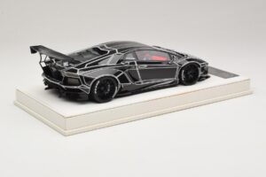 Lamborghini Aventador Liberty Walk TRON Блестящо Черно JUC 1:18 J32-14 Смола — снимка 2 от 7