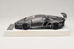 Lamborghini Aventador Liberty Walk TRON Блестящо Черно JUC 1:18 J32-14 Смола — снимка 3 от 7