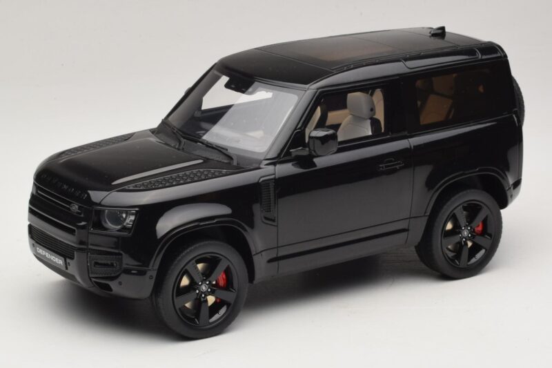 Land Rover Defender 90 L663 P400 X-Dynamic HSE Santorini Black GT Spirit 1:18 GT992 Смола