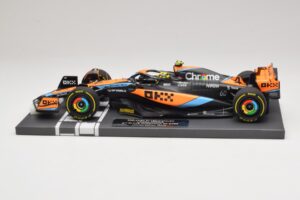 McLaren MCL60 #4 L. Norris 2nd Place Hungarian GP 2023 Minichamps 1:18 537233004 Смола — снимка 3 от 7