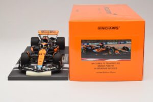 McLaren MCL60 #81 O. Piastri Hungarian GP 2023 Minichamps 1:18 537233081 Смола — снимка 6 от 7