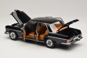 Mercedes 280 SE W108 Черен Norev 1:18 183360 Метал — снимка 5 от 8