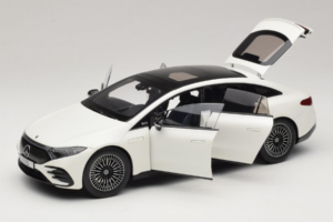 Mercedes EQS V297 Manufaktur Opalite White NZG 1:18 B66961049 Метал — снимка 2 от 8