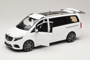 Mercedes V-Class W447 AMG Line Бял Norev 1:18 183876 Метал — снимка 2 от 8
