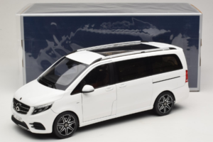 Mercedes V-Class W447 AMG Line Бял Norev 1:18 183876 Метал — снимка 8 от 8