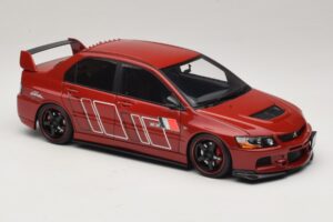 Mitsubishi Lancer Evolution IX MR Fast & Furious Червен Ignition Model 1:18 2374 Смола — снимка 4 от 6