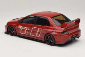 Mitsubishi Lancer Evolution IX MR Fast & Furious Червен Ignition Model 1:18 2374 Смола — снимка 5 от 6