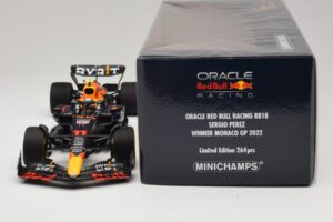 Oracle Red Bull Racing RB18 S. Perez Winner Monaco GP 2022 Minichamps 1:18 110220711 Смола — снимка 6 от 7