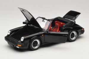 Porsche 911 3.2 Carrera Кабриолет Черен Minichamps 1:18 100063035 Метал — снимка 2 от 8