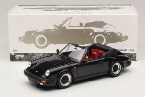 Porsche 911 3.2 Carrera Кабриолет Черен Minichamps 1:18 100063035 Метал — снимка 8 от 8