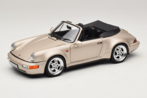 Porsche 911 964 Turbo Look Кабриолет Zermatt Silver Norev 1:18 187140 Метал