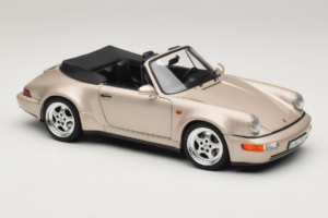 Porsche 911 964 Turbo Look Кабриолет Zermatt Silver Norev 1:18 187140 Метал — снимка 6 от 8
