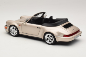 Porsche 911 964 Turbo Look Кабриолет Zermatt Silver Norev 1:18 187140 Метал — снимка 7 от 8
