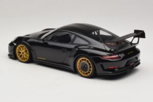 Porsche 911 992 GT3 RS Manthey Racing Черен със Златни Джанти Minichamps 1:18 MR-911-GT3RS-1804 Метал — снимка 5 от 6
