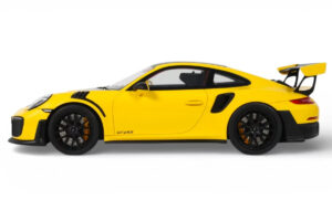 Porsche 911 GT2 RS 991.2 Nurburgring Lap Record Жълт GT Spirit 1:18 GT972 Смола — снимка 3 от 5