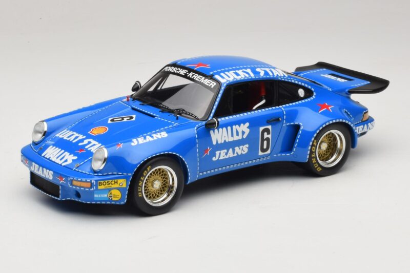 Porsche 911 RSR #6 Wallys Jeans Nurburgring 1974 Spark 1:18 18S088 Смола