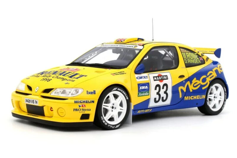 Renault Megane Maxi #33 P. Bugalski / J-P. Chiaroni Rally Sanremo 1998 Otto 1:18 OT1195 Смола