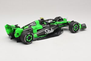 Stake Kick Sauber C44 G. Zhou Emilia Romagna GP 2024 Minichamps 1:18 117240124 Смола — снимка 2 от 7