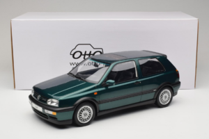 Volkswagen Golf Mk3 VR6 Carat Dragon Green Otto 1:12 G099 Смола — снимка 6 от 6