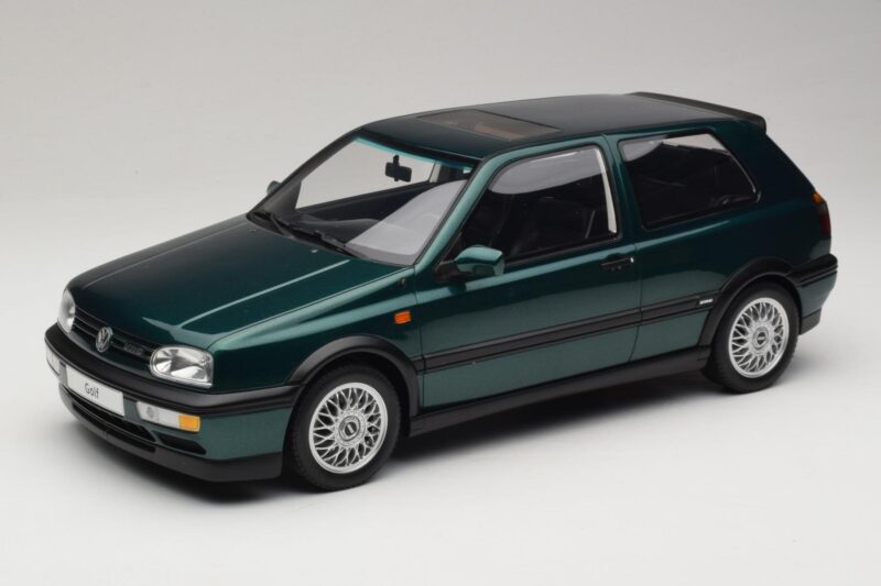 Volkswagen Golf Mk3 VR6 Carat Dragon Green Otto 1:12 G099 Смола