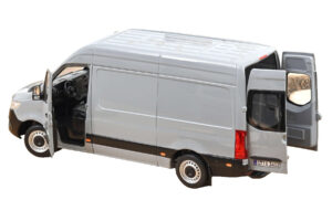 Mercedes Sprinter Сив Norev 1:18 183042 Метал — снимка 3 от 6