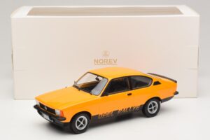 Opel Kadett C Rallye 2.0E Brilliant Ochre Norev 1:18 183659 Метал — снимка 6 от 6