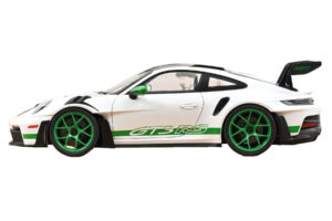 Porsche 911 992 GT3 RS Tribute to Carrera RS Бял Python Green Norev 1:12 127535 Метал — снимка 3 от 4