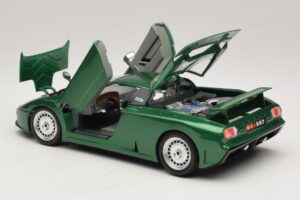 Bugatti EB110 Зелен Металик Bburago 1:18 3003 Метал — снимка 5 от 8